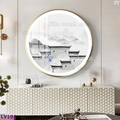 File gốc Tranh trang trí lối vào 1 tấm LV101 (phong cách) châu Âu