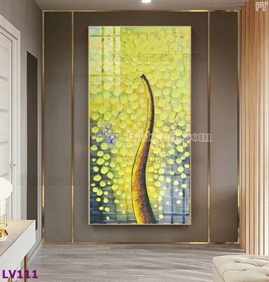 File gốc Tranh trang trí lối vào 1 tấm LV111 (in tráng gương) ốp tường