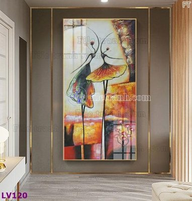 File gốc in mica Tranh trang trí lối vào 1 tấm LV120 chất lượng