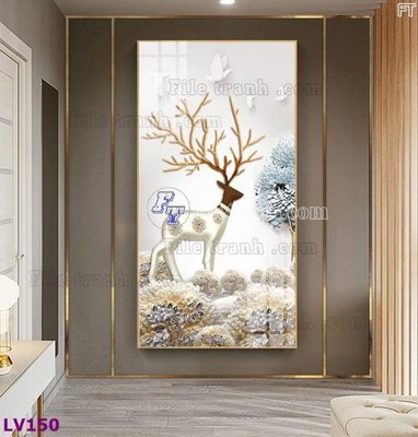 File gốc in ấn Tranh trang trí lối vào 1 tấm LV150 (sẵn sàng tải về)