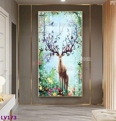 File ảnh Tranh trang trí lối vào 1 tấm LV173 (gốc) cho trang trí nội thất
