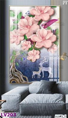 File gốc Tranh trang trí lối vào 1 tấm LV203 (phong cách) châu Âu