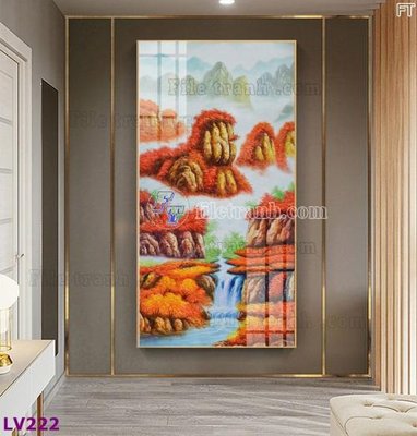 File tranh gốc Tranh trang trí lối vào 1 tấm LV222 (sắc nét từng chi tiết)