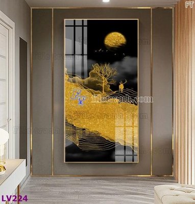 File ảnh Tranh trang trí lối vào 1 tấm LV224 (gốc) in biển hiệu