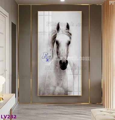 File gốc Tranh trang trí lối vào 1 tấm LV232 (in tráng gương) sang trọng