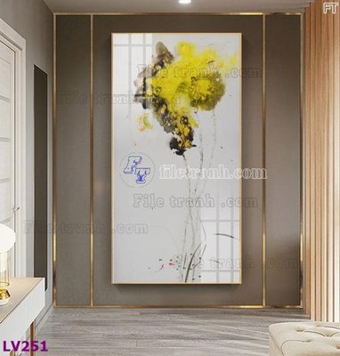 File tranh gốc PSD Tranh trang trí lối vào 1 tấm LV251 còn nguyên layer