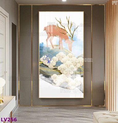 File tranh Tranh trang trí lối vào 1 tấm LV256 (bản gốc) treo phòng ăn