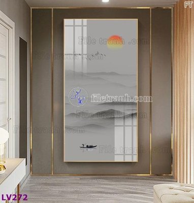 Hình ảnh gốc Tranh trang trí lối vào 1 tấm LV272 (để in khổ lớn)