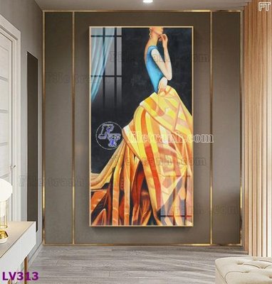 File gốc Tranh trang trí lối vào 1 tấm LV313 (bản quyền) cho in ấn