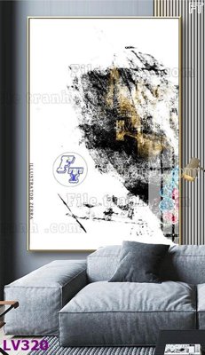 File in ấn cao cấp Tranh trang trí lối vào 1 tấm LV320 (file gốc)