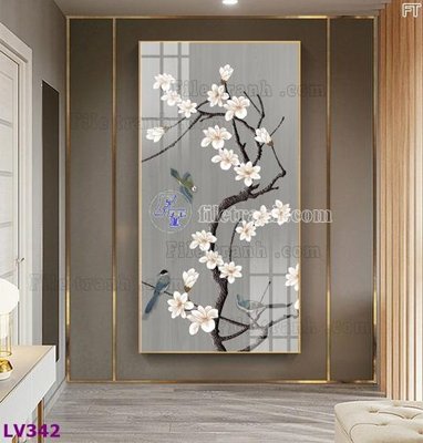 Download file Tranh trang trí lối vào 1 tấm LV342 (chất lượng in ấn)