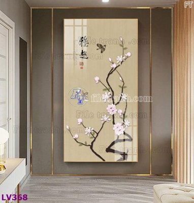 File PSD Tranh trang trí lối vào 1 tấm LV368 (bản gốc) độ phân giải cao
