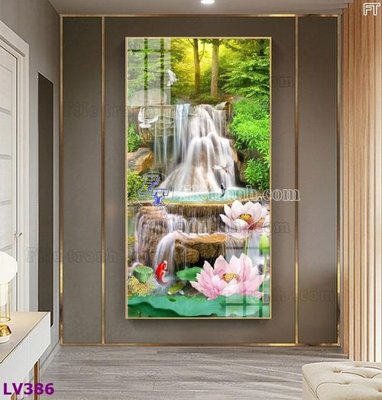File ảnh gốc Tranh trang trí lối vào 1 tấm LV386 không vỡ nét
