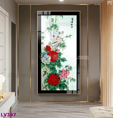 File in mica Tranh trang trí lối vào 1 tấm LV397 (ảnh gốc) đẹp