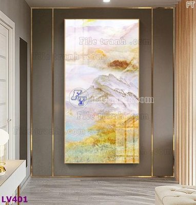 File gốc Tranh trang trí lối vào 1 tấm LV401 (cho in UV) siêu nét