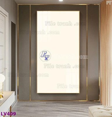 File in mica Tranh trang trí lối vào 1 tấm LV409 (bản gốc) sắc sảo