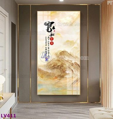 File PSD Tranh trang trí lối vào 1 tấm LV411 (bản gốc) cho nhà in