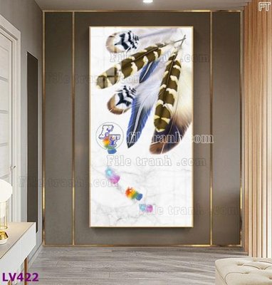 File gốc Tranh trang trí lối vào 1 tấm LV422 (cho in ấn) từ Filetranh.com