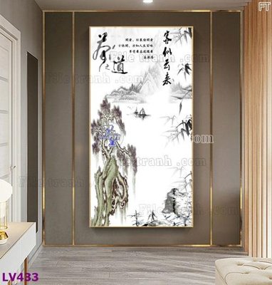 Mua file tranh gốc Tranh trang trí lối vào 1 tấm LV433 tại Filetranh.com