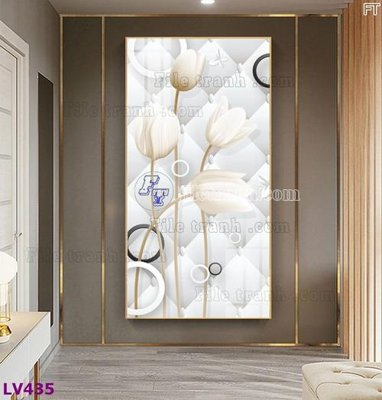 File tranh gốc Tranh trang trí lối vào 1 tấm LV435 (sắc nét từng chi tiết)