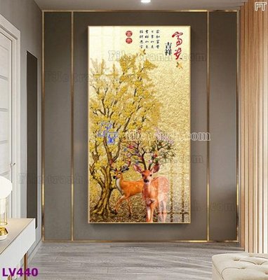 File tranh Tranh trang trí lối vào 1 tấm LV440 (ảnh gốc) chi tiết rõ ràng