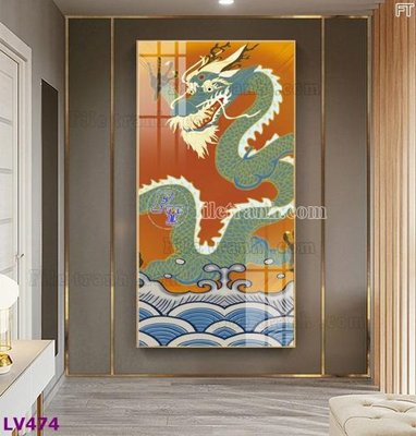 File gốc Tranh trang trí lối vào 1 tấm LV474 (in ấn) màu sắc trung thực