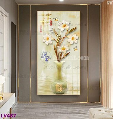 Tải file gốc Tranh trang trí lối vào 1 tấm LV487 (bản PSD) gốc