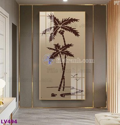 File gốc Tranh trang trí lối vào 1 tấm LV494 (cho in ấn) từ Filetranh.com