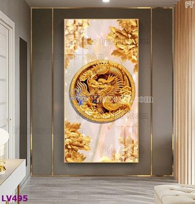 Tải file Tranh trang trí lối vào 1 tấm LV495 (gốc) chủ đề tôn giáo