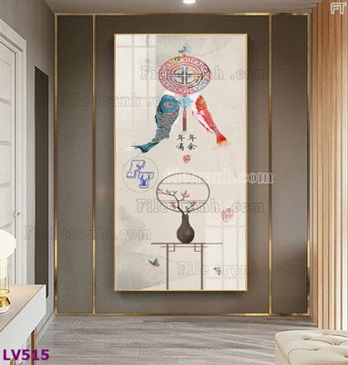 Cung cấp file tranh gốc Tranh trang trí lối vào 1 tấm LV515 độc quyền