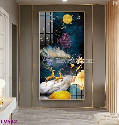 File in ấn chuyên nghiệp Tranh trang trí lối vào 1 tấm LV532 (file gốc)