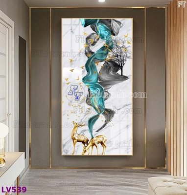 File tranh in trần Tranh trang trí lối vào 1 tấm LV539 (ảnh gốc siêu nét)