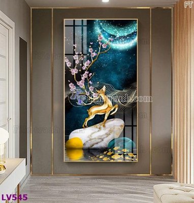 Download file gốc Tranh trang trí lối vào 1 tấm LV545 (in mica) logo