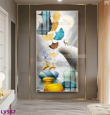 Download file Tranh trang trí lối vào 1 tấm LV557 (gốc) in mica ốp bếp