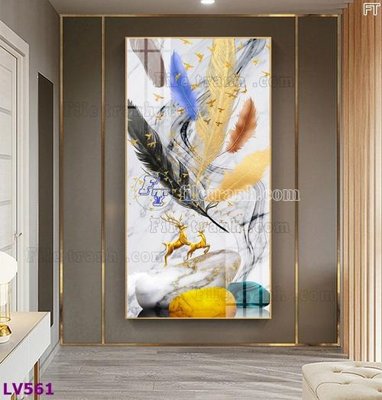 File tranh Tranh trang trí lối vào 1 tấm LV561 (bản gốc) treo phòng ăn