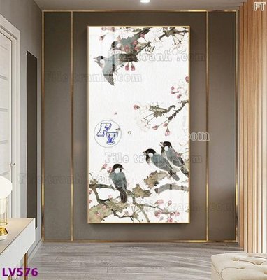 Hình ảnh file gốc Tranh trang trí lối vào 1 tấm LV576 (chất lượng cao)