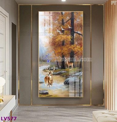 File gốc Tranh trang trí lối vào 1 tấm LV577 (trang trí) phòng làm việc