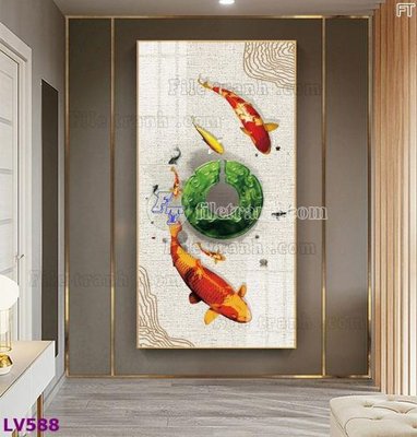 Download file tranh Tranh trang trí lối vào 1 tấm LV588 (file gốc PSD)