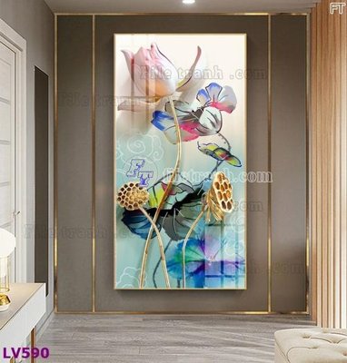 File gốc Tranh trang trí lối vào 1 tấm LV590 (cho in ấn) từ kho Filetranh