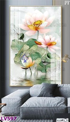 File gốc Tranh trang trí lối vào 1 tấm LV597 (trang trí) cho phòng khách