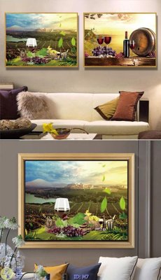 File PSD Tranh bộ psd kiểu mỹ M7 (nguyên gốc) chất lượng cao