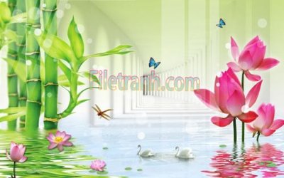 Hình ảnh file gốc Tranh trang trí Spa làm đẹp MP101 cho in UV