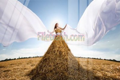 File in trần Tranh trang trí Spa làm đẹp MP276 (file gốc) xuyên sáng