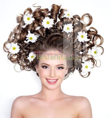 File in trần Tranh trang trí Spa làm đẹp MP407 (file gốc) phong thủy