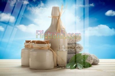 Ảnh gốc Tranh trang trí Spa làm đẹp MP460 (độ nét cao) in mica