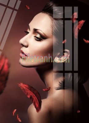 File in trần Tranh trang trí Spa làm đẹp MP532 (file gốc) chủ đề vũ trụ