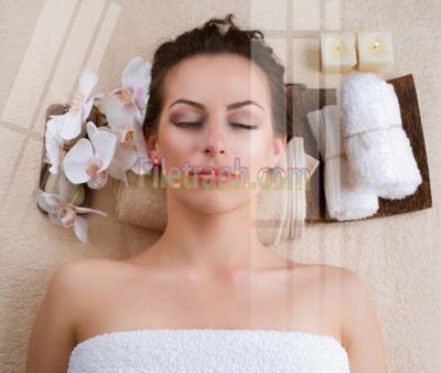 File ảnh Tranh trang trí Spa làm đẹp MP582 (gốc) in backdrop sự kiện