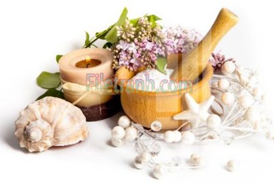 File gốc Tranh trang trí Spa làm đẹp MP607 (in lụa) tranh phong thủy