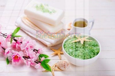 File gốc in ấn Tranh trang trí Spa làm đẹp MP632 chuẩn màu CMYK