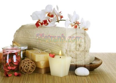 File in trần Tranh trang trí Spa làm đẹp MP692 (file gốc) hoa văn 3D